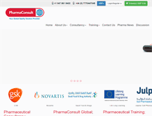 Tablet Screenshot of pharmaconsultglobal.com
